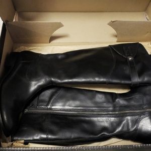 FRYE Wide Calf Riding Boots